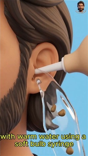 How to Remove Ear Wax SAFELY ✂️#EarWaxRemoval #EarCare #MedicalAnimation #DidYouKnow #HealthShorts