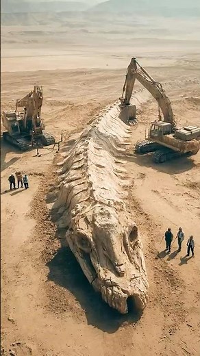 Excavation Crew Unearth Fossil Larger Than Machinery Nearby