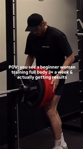 Lukas Dudenas - ONLINE COACH - Glute training on Instagram: "Strength training doesn’t need 5-6 gym days. For most women, 3 well-structured full-body sessions per week is more than enough to build muscle, lose fat, and actually see results. What matters is how you train: • Progressive overload - same key lifts, getting stronger over time • Train close to failure - 1-2 reps in reserve on your working sets • Adequate rest - 2-3 minutes so you can actually perform • Lower-body volume - research con