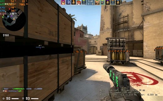 RTX3050配i5 12400f玩csgo竟然可以399帧！