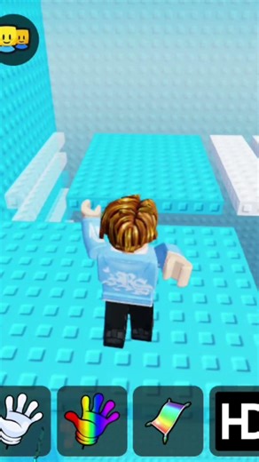 bacon play RAINBOW SLAP HD Tower pt1 😱 #roblox #gaming #shorts