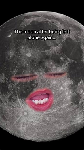 Well they didn’t visit long 🤭 #themoon #leftalone #astronaut #orbit | moon