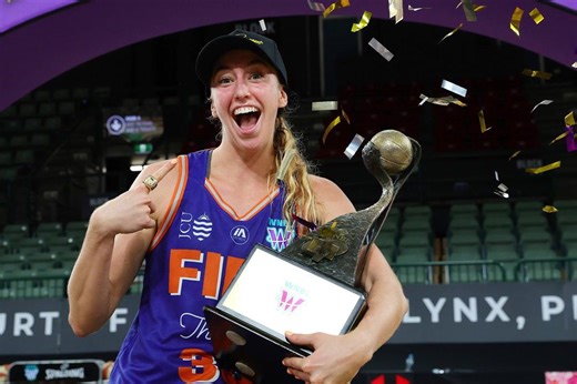 Caitlin Clark's successor celebrates title triumph during WNBA off season