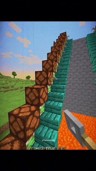Minecraft Safe Automatic Stairs Moment