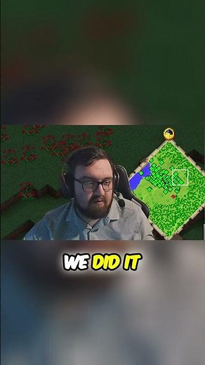 Town Building Game Streamer's Victory: Can't Stop Playing! #shorts