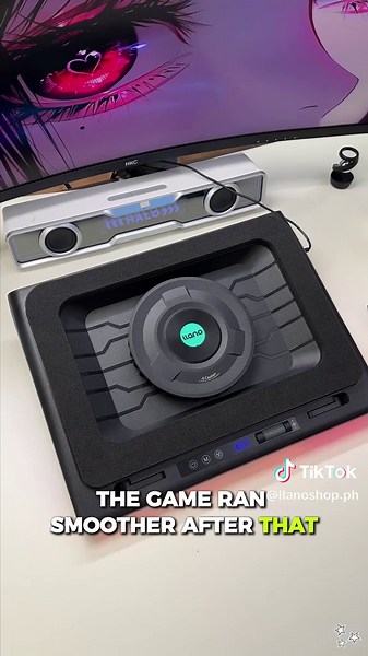 Laptop overheating? Don't panic. This cooler uses a large 14cm fan with 360° airflow. Hot air escapes immediately. Your laptop stays cooler.#computer#cooling #laptop #laptopstand #gamerlife