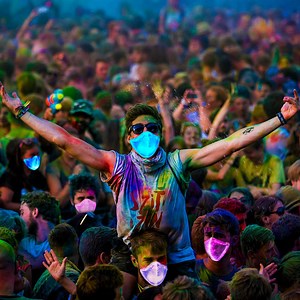 Watch Led Rave Mask Light Up Mask 7 Colors Glowing Luminous Mask on Amazon Live