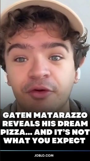 Gaten Matarazzo Reveals His Dream Pizza… And It’s NOT What You Expect