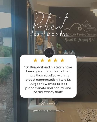 Music City Plastic Surgery | Looking for a natural-looking breast augmentation in Nashville?⁠ At Music City Plastic Surgery, our board-certified plastic surgeon, Dr.... | Instagram