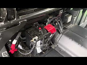 Where is battery on my can am defender