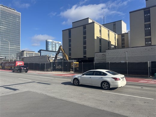 Downtown jail demolition begins as final tenants settle in new building