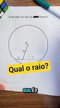 What is the radius of the circle? #mathematics #geometry
