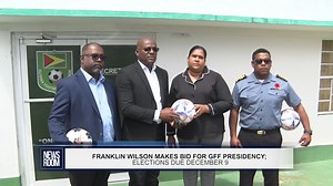 Former Guyana Football Federation (GFF) President Franklin Wilson on Wednesday morning submitted his list of candidates to contest the GFF elections, slated for December 9, 2023. Presidential candidate Wilson and three other members submitted their list to General Secretary of the GFF, Ian Alves at the football headquarters in Dadanawa Street, Campbellville, Georgetown. Wilson functioned as acting president of the GFF during 2011-2012. | News Room | Facebook