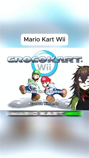 Mario Kart Wii: Crocodile Adventures with Vtuber