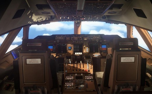 X-Plane11 SSG B748 画面测试