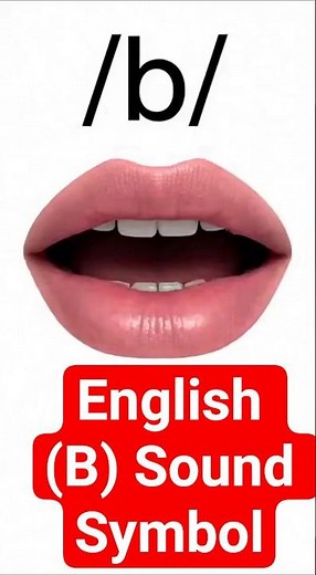English Consonant /b/ Symbol | Learn English Consonant Sound /b/ in 15 Seconds