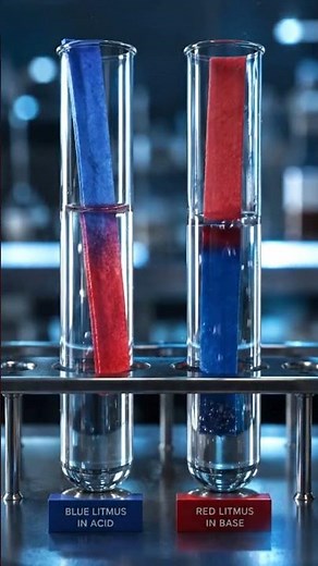 Change in Litmus Colour | Acids & Bases | Science Shorts 🔬 #Shorts@science spark