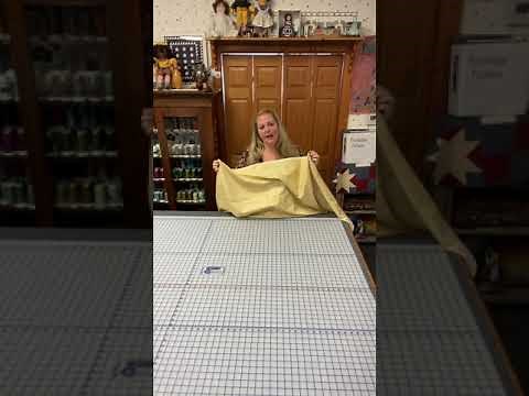 Part 1 How to Square up a Backing Fabric