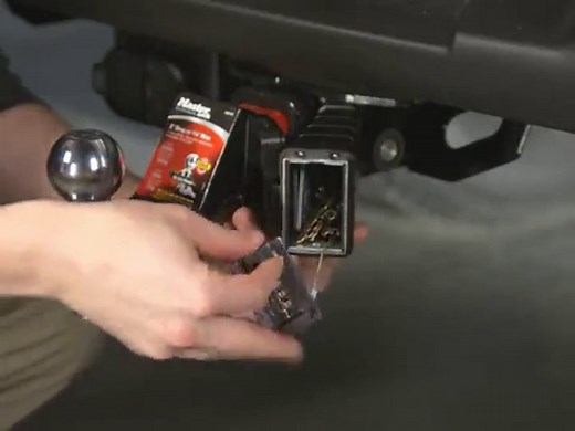 Master Lock 1467DAT Chrome Steel Trailer Hitch Receiver Lock