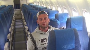 Excited traveller finds out he is the only passenger on flight