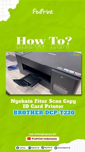 61 reactions · 12 comments | Mau tahu cara mudah foto copy dan scan KTP atau ID card dengan Printer Brother DCP-T220?  Kita sudah buat tutorial lengkapnya di video terbaru!  Fitur ID Copy ini bikin proses fotocopy kartu identitas jadi lebih praktis, simpel, dan hasilnya juga maksimal!  Yuk, langsung cek video terbaru di YouTube kita sekarang!  https://youtu.be/wAA0shJYbMI #BrotherDCPT220 #FotocopyPraktis #FixPrint #TutorialPrinter #newyoutubevideo | FixPrint | Facebook