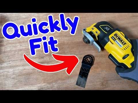 How to Fit Starlock Attachments to a DeWalt Oscillating Multi Tool