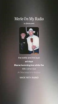 MERLE HAGGARD TRIBUTE SONG