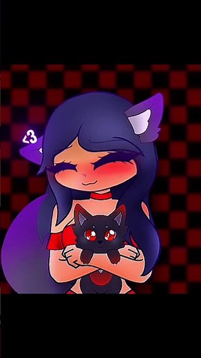 Aphmau x Aaron ART EDIT💜❤ #aphmau #aarmau #mystreet #myart #myedit #original
