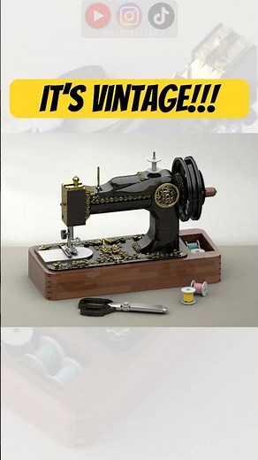 This LEGO Vintage Sewing Machine sounds interesting