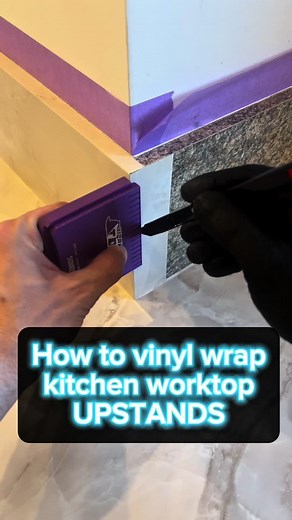 Expert Guide to Vinyl Wrapping Kitchen Upstands