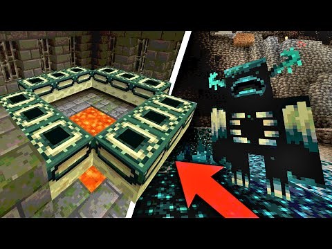 I FOUND THE DEEP DARK AND A STRONGHOLD (my first time) MINECRAFT