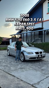 📸 2005 BMW 525i E60 2.5(A) 🇯🇵 Japan Spec | M54 Engine | Sunroof 💰 RM13,900 🔹 Engine & gearbox smooth 🔹 Sunroof berfungsi 🔹 Cat body masih berkilat, 100% no accident 🔹 M Sport rim tayar bunga tebal 🔹 Android player besar 🔹 Interior kemas, leather seat cantik 📍Lokasi: Johor Bahru 📞 Ken: 011-56245844 📞 Gary: 011-11262844 E60 yang jaga rapi, terus jalan, terus senyum 😎 #bmwe60 #bmw525i #keretaterpakai #bmwjapan #bmwlovers #usedcarmalaysia | KAKI VIOS