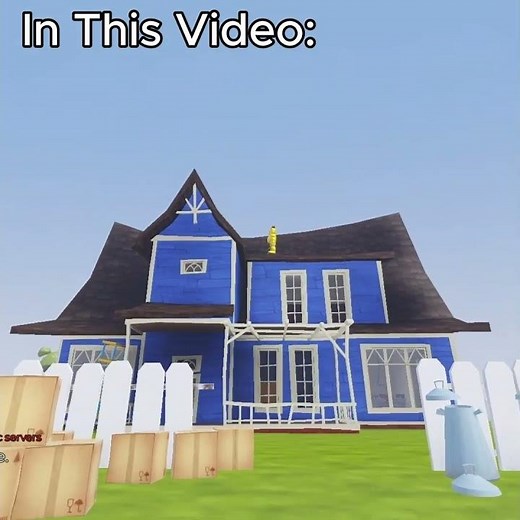 I Played Fake Hello Fredbear Games😂 #helloneighbor #roblox #shorts