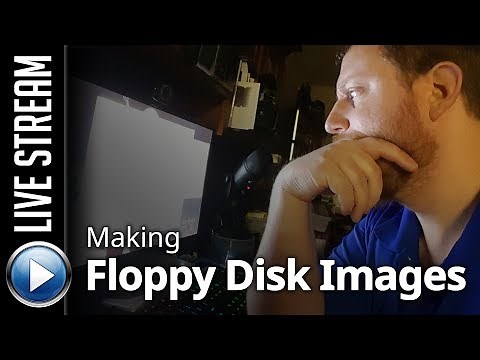 LIVE STREAM: Making Floppy Disk Images using WinImage