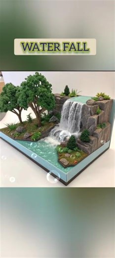 #waterfall#science#project#💧💧