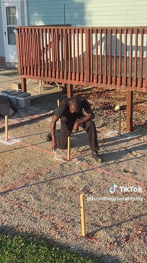Building a Deck Extension! Part 1: Deck Layout/Marking Footings #deckextension #deckdesign #deck #deckbuilding #diy #homeimprovement #fromthegroundup
