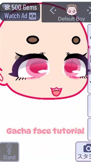 Gacha Club face tutorial 💜
