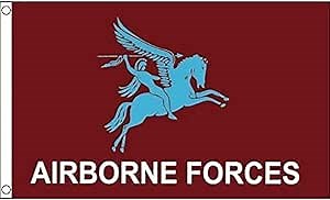 AZ FLAG - Pegasus Airborne Flag - 3x5 Ft - 100D Polyester United States Airborne Banner with Two Metal Grommets - Fade Resistant - Vivid Colors - 3' x 5' Feet - 150x90 Cm