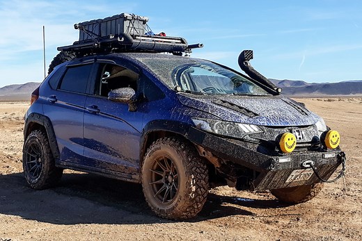 A Lifted Honda Fit Modified for Off-roading - Compact Overland Build