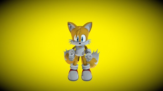 Tails (Sonic the hedgehog) - Download Free 3D model by Bazzaaaa7