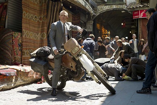 The Motorcycle Skills of Daniel Craig's James Bond Impressed A Moto GP Champion
