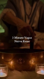 ❤️3 Minute Vagus Nerve Reset . Sometimes all we need is a moment to pause with some soothing vibrations to ease our body and mind. . Turn the volume up and take some deep breaths through this experience. Feel free to close your eyes as well. . Observe what’s hapeneing within you as you listen and be sure to keep your focus on your breath. . I hope that this could bring you the peace you were looking for. . Save this video and come back to it the next time you need a good Vagus Nerve reset. . Tha