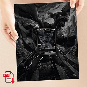 Zekrom Ex 172/086 Extended Display Digital Artwork - Etsy