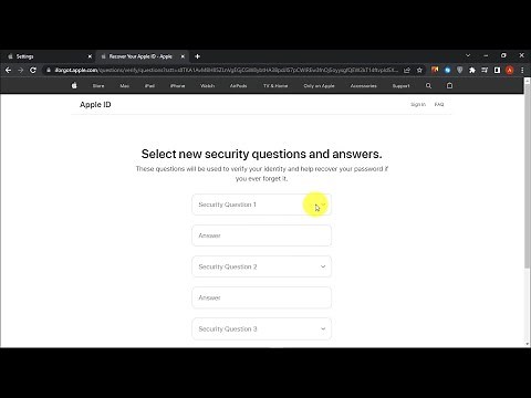 How To Change Apple Account Security Questions
