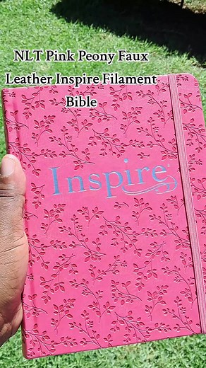 $40 Inspire is a single-column, wide-margin New Living Translation Bible that will be a cherished resource for coloring and creative art journaling. Over 400 full-page and partial-page Scripture art is attractively displayed throughout the Bible, and the illustrations can be colored in to make each Bible unique, colorful, and personal. Every page of Scripture has two-inch-wide margins, with either Scripture line-art or ruled space for writing notes and reflections, or to draw and create. The gen