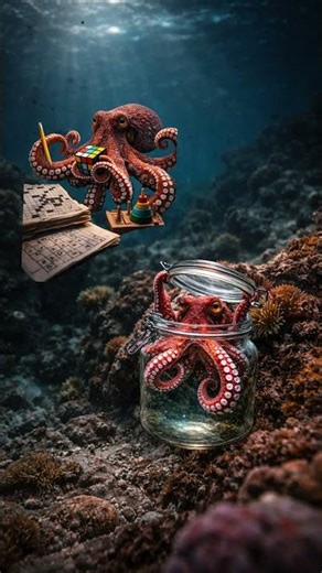 This Octopus Can Escape Any Tank #animalfacts #facts #nature #ocean #octopus