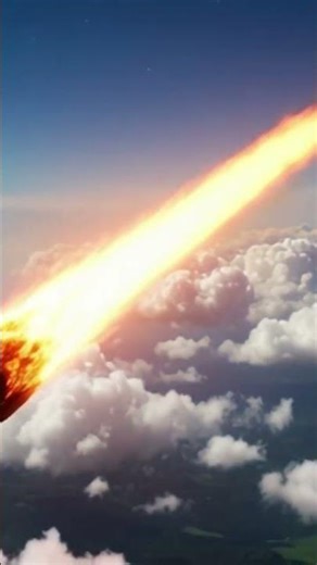 #A meteorite fall on earth