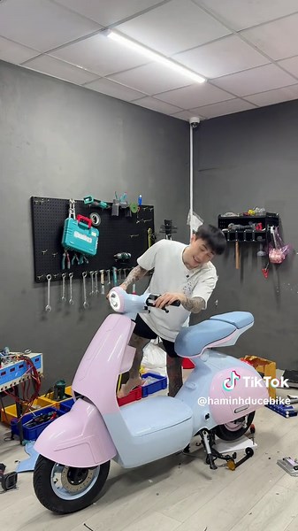 Sửa xe điện V3 theo yêu cầu khách hàng | Hà Minh Đức Ebike