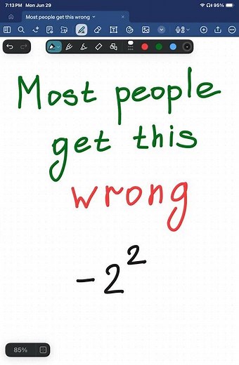 Is -2² Positive or Negative?