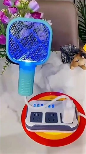 ⚡ Mini USB Mosquito Zapper – Portable Bug Racket for Home & Travel #BuzzOff